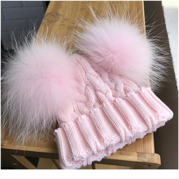 cute real fur pompom hat for children winter knit beanies cap with real raccoon fur ball baby removable fur pom jllppp, White
cute real fur pompom hat for children winter knit beanies cap with real raccoon fur ball baby removable fur pom jllppp, White