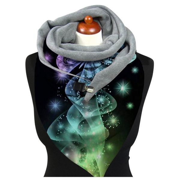 women printing scarf fashion retro female multi-purpose shawl button scarf ladies elegant soild dot neck gaiter winter wrap#k40, Blue;gray
women printing scarf fashion retro female multi-purpose shawl button scarf ladies elegant soild dot neck gaiter winter wrap#k40, Blue;gray