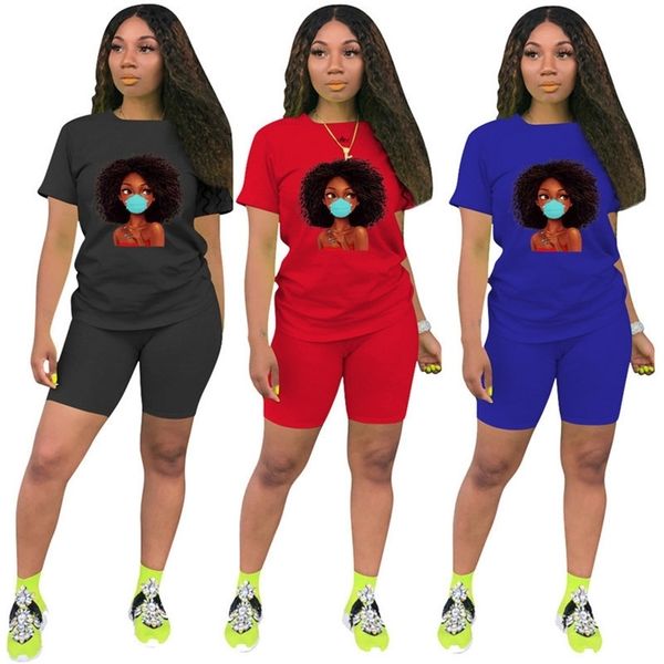 afro girl designers tracksuit women sport suit fashion print t shirts + shorts 2pcs outfit summer casual cartoon jogger suit 4xl h12201, White
afro girl designers tracksuit women sport suit fashion print t shirts + shorts 2pcs outfit summer casual cartoon jogger suit 4xl h12201, White