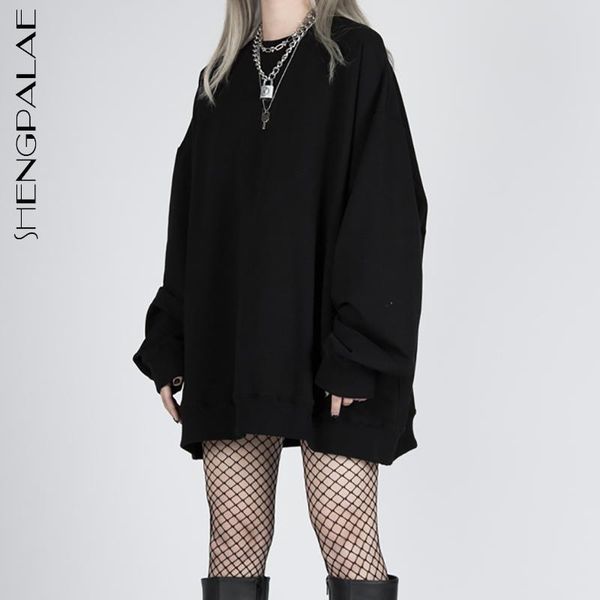 shengpalae minimalist black pullover women's spring 2021 new round neck large size long sleeve sweatshirt female fashion 5b244
shengpalae minimalist black pullover women's spring 2021 new round neck large size long sleeve sweatshirt female fashion 5b244