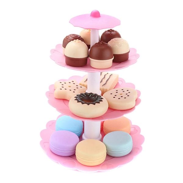 17pcs/set cake tower mini cookie food set plastic kitchen toys kids pretend play birthday gift y200428
17pcs/set cake tower mini cookie food set plastic kitchen toys kids pretend play birthday gift y200428