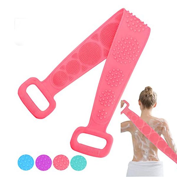 silicone bath body brush back scrubber for shower silicone body scrubber for easy to clean washer exfoliating kimter-c182fz
silicone bath body brush back scrubber for shower silicone body scrubber for easy to clean washer exfoliating kimter-c182fz