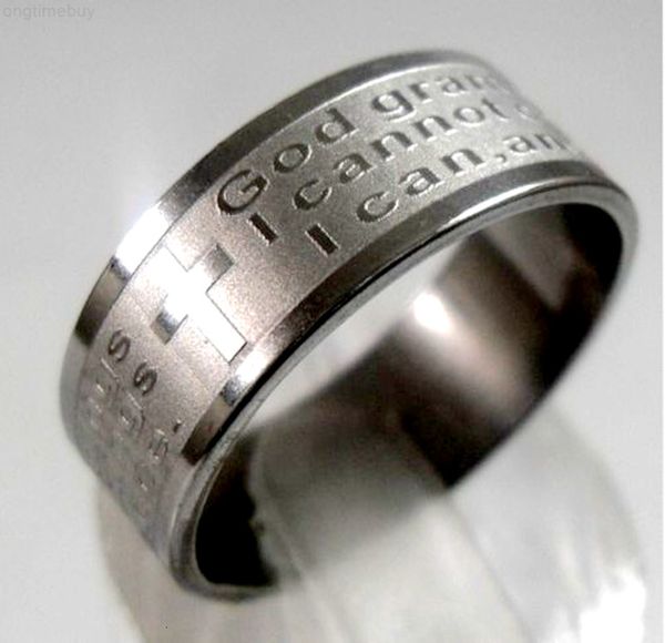 serenity etch christian mens prayer cross stainless womens steel ring silver jewelry band ring
serenity etch christian mens prayer cross stainless womens steel ring silver jewelry band ring