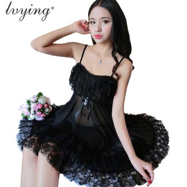 women's sleepwear night dress women pyjama lace lingerie female nightgown home clothes nightie nightshirt nightwear pyjamas, Black;red 
women's sleepwear night dress women pyjama lace lingerie female nightgown home clothes nightie nightshirt nightwear pyjamas, Black;red