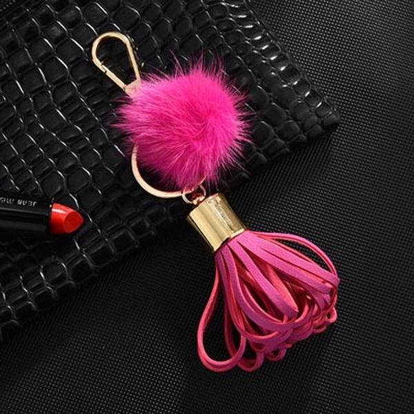 fashion sweet pu leather tassel keychain with mink fur ball key chain key ring holder creative gifts for women bag jewelry h bbyduh, Silver
fashion sweet pu leather tassel keychain with mink fur ball key chain key ring holder creative gifts for women bag jewelry h bbyduh, Silver