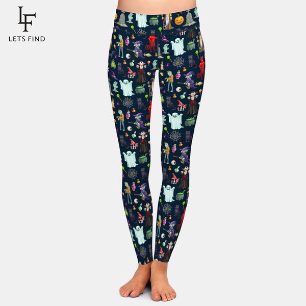 letsfind hallowmas fashion women high waist plus size leggings pumpkins and ghosts print fitness stretch leggings 201202, Black
letsfind hallowmas fashion women high waist plus size leggings pumpkins and ghosts print fitness stretch leggings 201202, Black