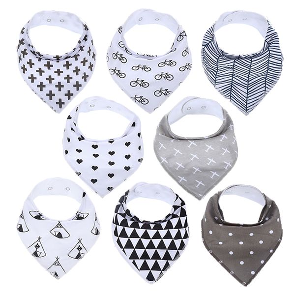 baby bandana drool bibs, 8-pack gift set for drooling and teething, 100% organic cotton, soft and absorbent saliva towel y200710
baby bandana drool bibs, 8-pack gift set for drooling and teething, 100% organic cotton, soft and absorbent saliva towel y200710