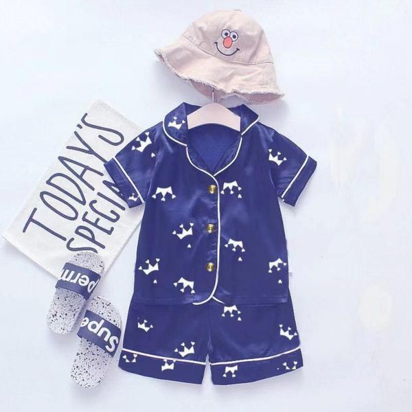 pajamas baby kids sleepwear boys girls crown print nightclothes short sleeve blouse +shorts sleepwear pajamas nightshirt1, Blue;red
pajamas baby kids sleepwear boys girls crown print nightclothes short sleeve blouse +shorts sleepwear pajamas nightshirt1, Blue;red