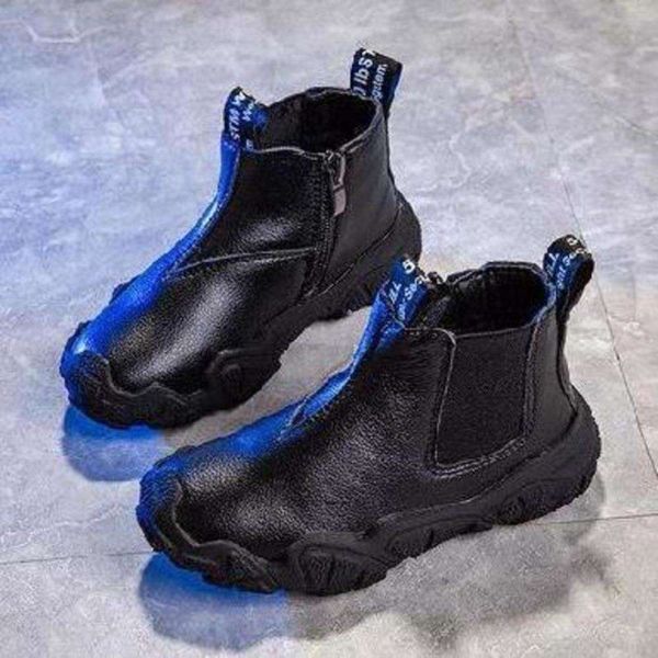 winter women' children' sho plush martin girls' 2020 new autumn black short boots 10-year-old zipper, Black;grey
winter women' children' sho plush martin girls' 2020 new autumn black short boots 10-year-old zipper, Black;grey
