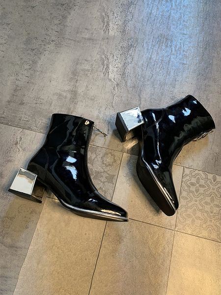 2021 the new women's toe-to-toe shoes and winter new fashion heel thick boots 9tnw, Black
2021 the new women's toe-to-toe shoes and winter new fashion heel thick boots 9tnw, Black