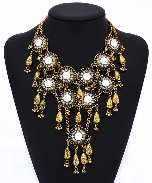 fashion ethnic gypsy tassel vintage pendants necklaces women crystal long statement maxi necklace large choker necklace collier, Golden;silver
fashion ethnic gypsy tassel vintage pendants necklaces women crystal long statement maxi necklace large choker necklace collier, Golden;silver