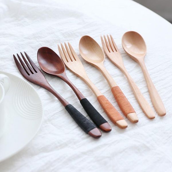 spoons 2pcs natural wooden spoon & fork dinner kit rice soups utensil cereal handmade home tableware dinnerware cutlery for kicthen
spoons 2pcs natural wooden spoon & fork dinner kit rice soups utensil cereal handmade home tableware dinnerware cutlery for kicthen