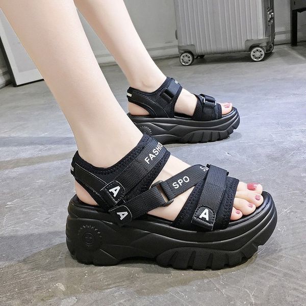 yeddamavis khaki 6cm sport platform sandals women sandals women shoes 2020 summer new wild rome style thick bottom roman shoes, Black
yeddamavis khaki 6cm sport platform sandals women sandals women shoes 2020 summer new wild rome style thick bottom roman shoes, Black