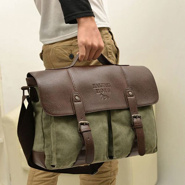 fashion military business lapcase men shoulder canvas briefcase tote bag handbag crossbody
fashion military business lapcase men shoulder canvas briefcase tote bag handbag crossbody