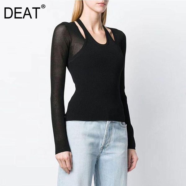 deat 2021 new spring fashion women clothes thin beads yarn quality knits confortable touch slim t-shirt wp04101l, White
deat 2021 new spring fashion women clothes thin beads yarn quality knits confortable touch slim t-shirt wp04101l, White