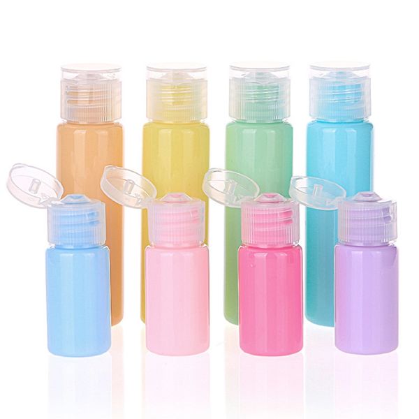 50pcs/lot new 10ml 30ml colorful hand bottle empty plastic flip cap bottle cosmetics packaging tube
50pcs/lot new 10ml 30ml colorful hand bottle empty plastic flip cap bottle cosmetics packaging tube