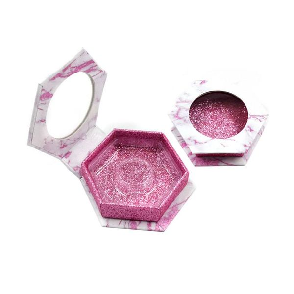 false eyelashes 5pcs glitter makeup hexagonal case home travel gift eyelash packaging box mini portable protective organizer empty
false eyelashes 5pcs glitter makeup hexagonal case home travel gift eyelash packaging box mini portable protective organizer empty