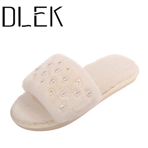 slippers home fashionable designer pearl fur with 4 colors women beading furry slides soft shoes for ladies, Black
slippers home fashionable designer pearl fur with 4 colors women beading furry slides soft shoes for ladies, Black