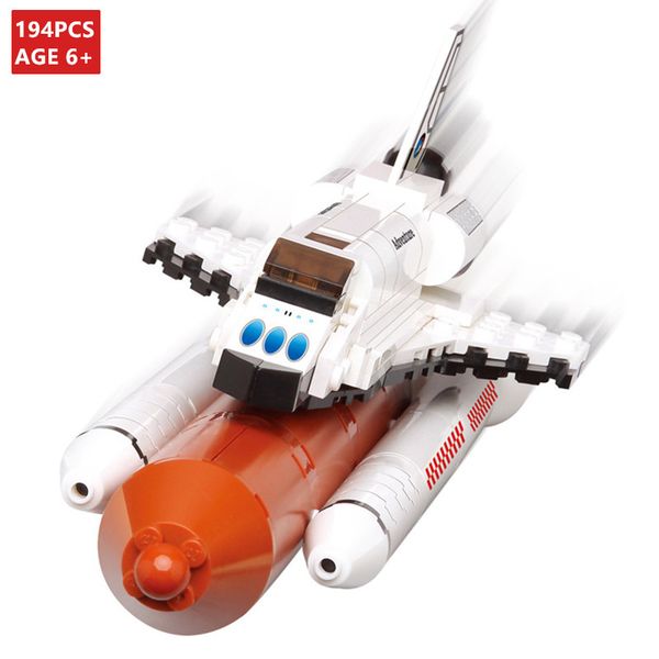 194pcs spaceflight launch space shuttle expedition model building blocks set brinquedos avion technic education bricks kids toys bbyunl
194pcs spaceflight launch space shuttle expedition model building blocks set brinquedos avion technic education bricks kids toys bbyunl