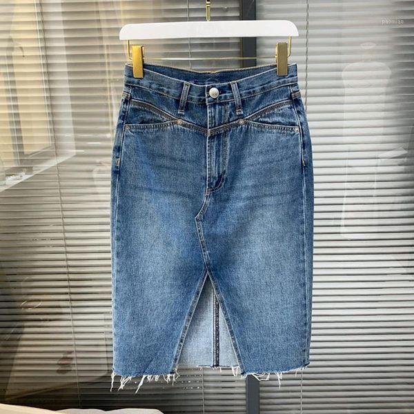 women denim skirt high waist split pockets lady midi denim skirt casual wild 2020 new1, Black
women denim skirt high waist split pockets lady midi denim skirt casual wild 2020 new1, Black