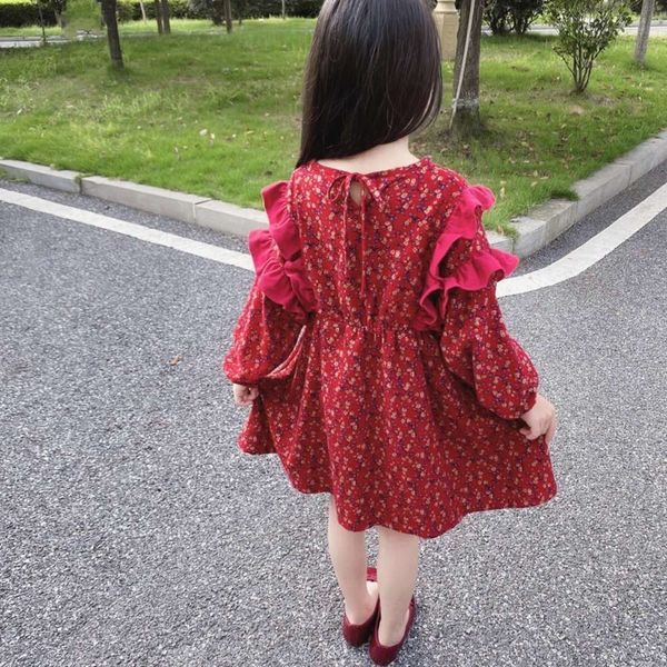 korean 2021 wear spring children's and autumn girl's little frh floral drs baby's foreign sle ground wool cotton skirt, Red;yellow
korean 2021 wear spring children's and autumn girl's little frh floral drs baby's foreign sle ground wool cotton skirt, Red;yellow