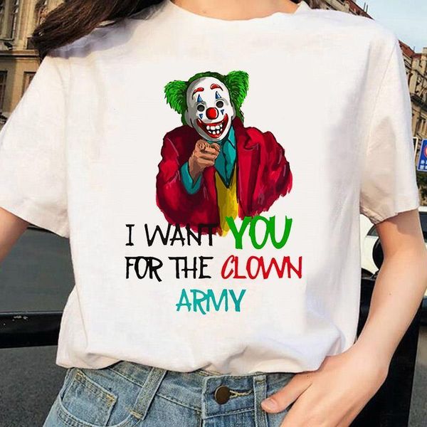 new joker print t shirt women harajuku korean style o-neck t-shirts summer short sleeve casual white
new joker print t shirt women harajuku korean style o-neck t-shirts summer short sleeve casual white