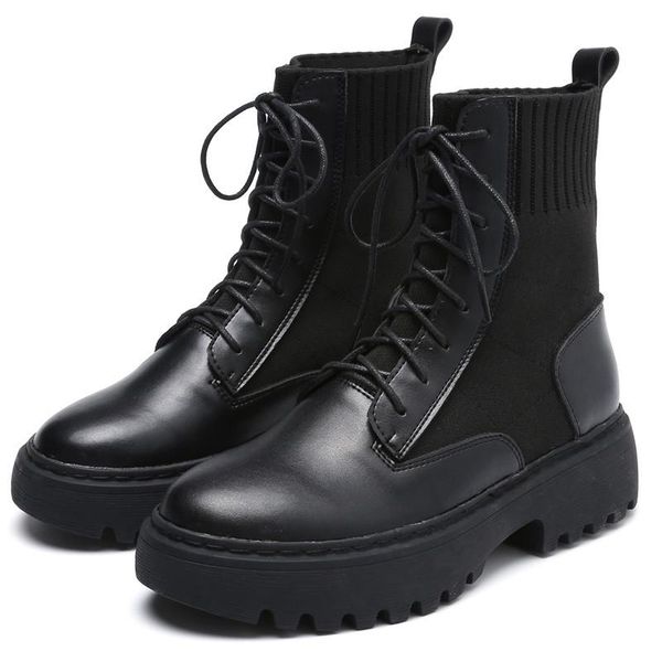 plus size 43 women sock boots 2020 brand design style retro breathable winter women's boot fashion ladies shoes round toe ankle, Black
plus size 43 women sock boots 2020 brand design style retro breathable winter women's boot fashion ladies shoes round toe ankle, Black