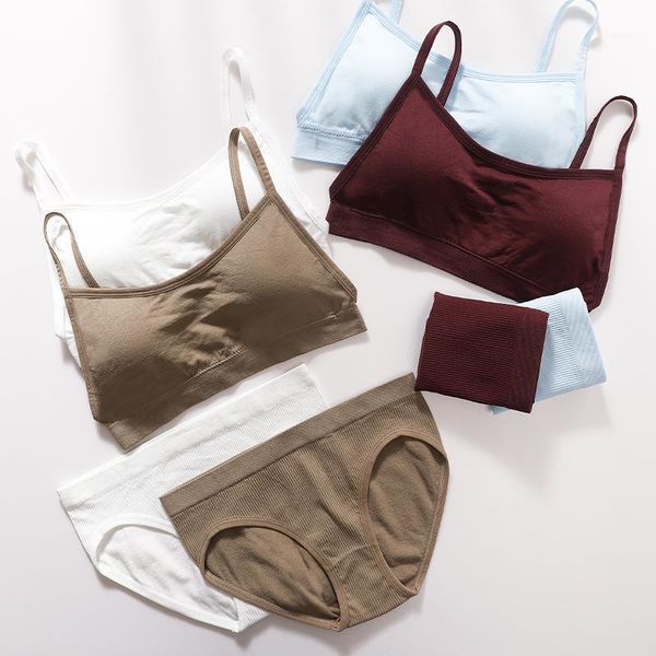 women panties set seamless underwear female crop backless soft active wear bra briefs set fitness crop lingerie1, Red;black
women panties set seamless underwear female crop backless soft active wear bra briefs set fitness crop lingerie1, Red;black