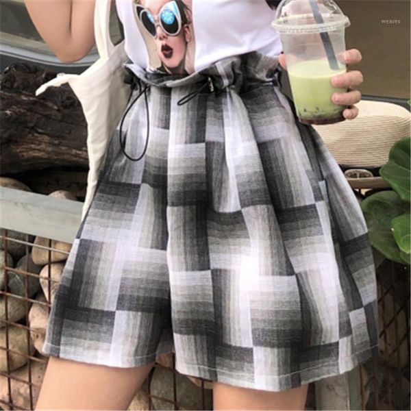 summer women casual lattice shorts harajuku straight elastic waist shorts fashion vintage pull the belt1, White;black
summer women casual lattice shorts harajuku straight elastic waist shorts fashion vintage pull the belt1, White;black