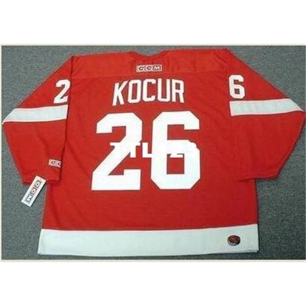 121 #26 joey kocur detroit red wings 1989 ccm away hockey jersey or custom any name or number retro jersey, Black
121 #26 joey kocur detroit red wings 1989 ccm away hockey jersey or custom any name or number retro jersey, Black