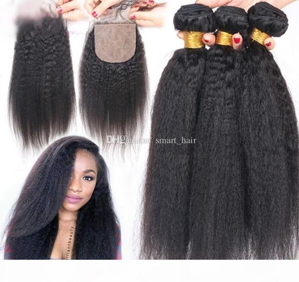 new arrival brazilian kinky straight hair with silk base lace closure 4pcs lot coarse yaki silk base lace closure with hair bundles, Black
new arrival brazilian kinky straight hair with silk base lace closure 4pcs lot coarse yaki silk base lace closure with hair bundles, Black
