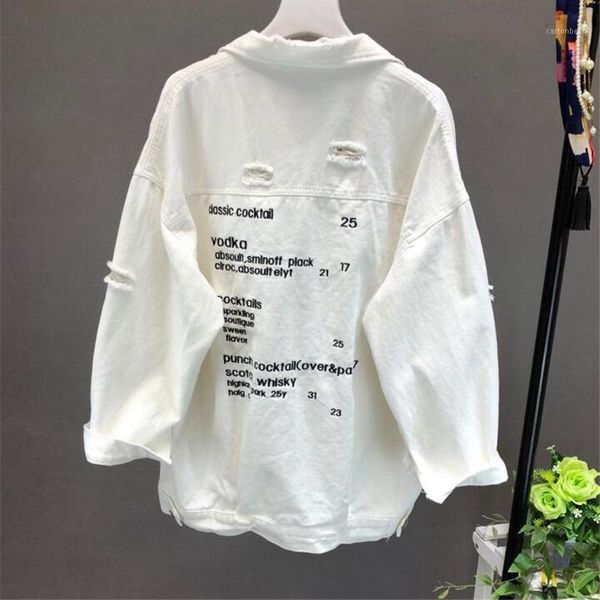 women's jackets 2021 women denim jacket spring autumn loose casual long sleeve jeans coat fashion female outwear s m2981, Black;brown
women's jackets 2021 women denim jacket spring autumn loose casual long sleeve jeans coat fashion female outwear s m2981, Black;brown