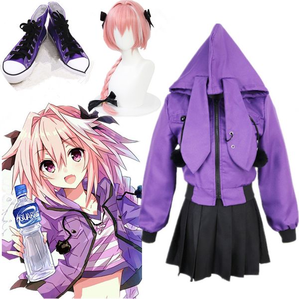 anime costumes fate grand order fgo apocrypha cosplay costume fa rider astolfo cosplay costume casual suit coat full set cos wigs with shoes, Black
anime costumes fate grand order fgo apocrypha cosplay costume fa rider astolfo cosplay costume casual suit coat full set cos wigs with shoes, Black