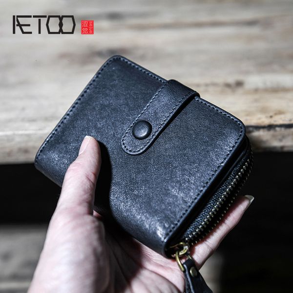 hbp aetoo upper cowhand wallet, men's zipper wallet, men's short leather multi-card wallet, pure cowhand zero wallet, Red;black
hbp aetoo upper cowhand wallet, men's zipper wallet, men's short leather multi-card wallet, pure cowhand zero wallet, Red;black