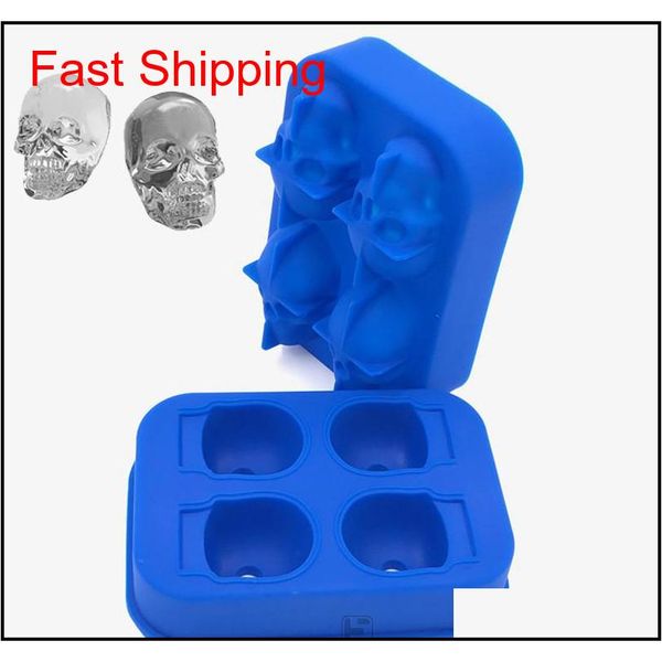 4 grids 3d skull head ice cube mold halloween skull shaped whisky wine ice cube tray maker chocolate qyludd nana_shop, Silver
4 grids 3d skull head ice cube mold halloween skull shaped whisky wine ice cube tray maker chocolate qyludd nana_shop, Silver