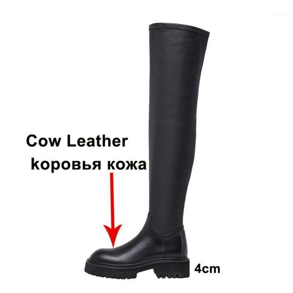 annymoli genuine leather platform mid heel over the knee boots women long boots shoes zipper chunky heels stretch black1, Black
annymoli genuine leather platform mid heel over the knee boots women long boots shoes zipper chunky heels stretch black1, Black