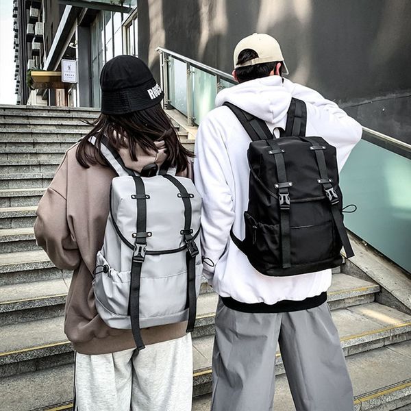 new backpack large capacity trendy fashion nylon cloth bagpack youth street backpacks cool student school bag travel gray green c0125
new backpack large capacity trendy fashion nylon cloth bagpack youth street backpacks cool student school bag travel gray green c0125
