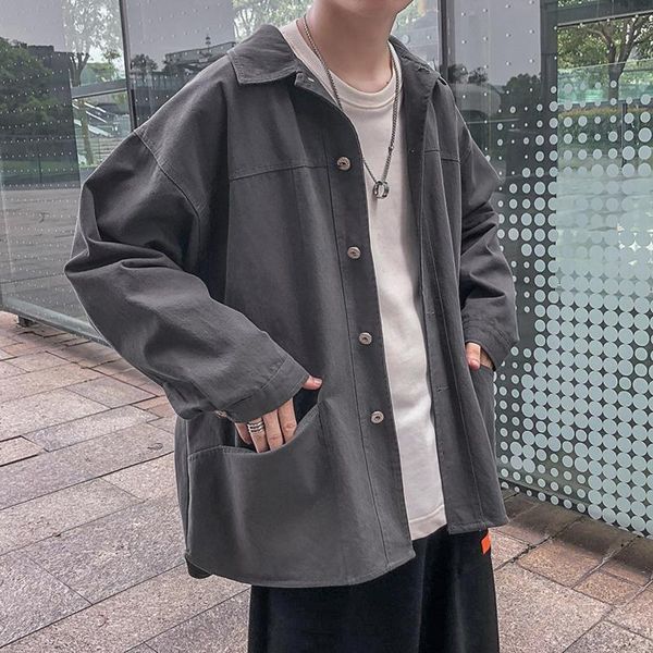 men's jackets autumn fashion men jacket casual loose japanese streetwear cardigan harajuku hommes veste clothing db60jk, Black;brown
men's jackets autumn fashion men jacket casual loose japanese streetwear cardigan harajuku hommes veste clothing db60jk, Black;brown