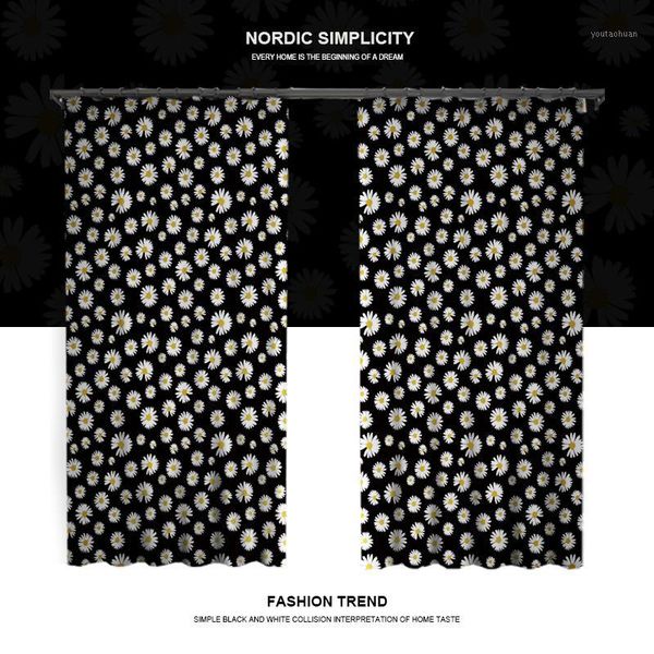 curtain & drapes fashion ins black curtains for bedroom daisy print window sunflower blinds living room home decor1
curtain & drapes fashion ins black curtains for bedroom daisy print window sunflower blinds living room home decor1