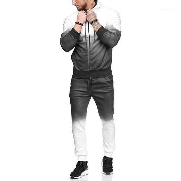 men's tracksuits fashion gyms fitness men's sets sportswear men casual striped hoodies+pants outwear suits1, Gray
men's tracksuits fashion gyms fitness men's sets sportswear men casual striped hoodies+pants outwear suits1, Gray