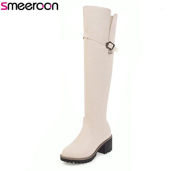 smeeroon new popular high heels round toe over the knee boots for women zip+buckle women boots autumn winter prom shoes1, Black
smeeroon new popular high heels round toe over the knee boots for women zip+buckle women boots autumn winter prom shoes1, Black
