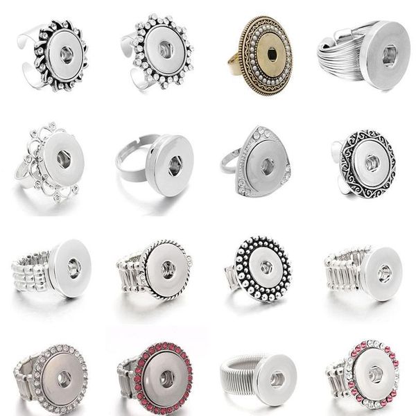 fashion snap ring jewelry diy 18mm adustable snaps button ring for women fitting jewel jllcrb, Silver
fashion snap ring jewelry diy 18mm adustable snaps button ring for women fitting jewel jllcrb, Silver