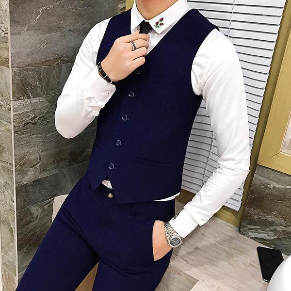 men's vests blue and black waistcoat men vest pant pure color suit slim fit mens casual asian size s m xl xxl1, Black;white
men's vests blue and black waistcoat men vest pant pure color suit slim fit mens casual asian size s m xl xxl1, Black;white