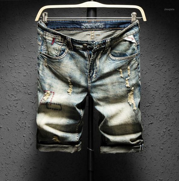 summer style men denim jeans luxury men slim stretch jeans shorts zipper straight moto & biker hole shorts pants for1, Blue
summer style men denim jeans luxury men slim stretch jeans shorts zipper straight moto & biker hole shorts pants for1, Blue