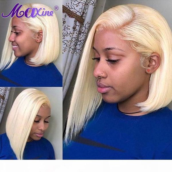 613 bob lace front wig blonde short bob 13x4 transparent lace front wig 150% remy human hair 8-14inch maxine, Black;brown
613 bob lace front wig blonde short bob 13x4 transparent lace front wig 150% remy human hair 8-14inch maxine, Black;brown