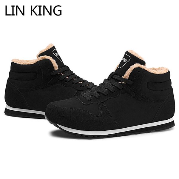 lin king fashion women winter ankle boots snow boots warm fur cotton shoes non slip lace up sneakers for mother plus size, Black
lin king fashion women winter ankle boots snow boots warm fur cotton shoes non slip lace up sneakers for mother plus size, Black