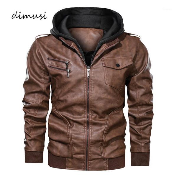 dimusi men's leather jackets casual man motorcycle leather hooded coats fashion male zipper biker jackets clothing1, Black
dimusi men's leather jackets casual man motorcycle leather hooded coats fashion male zipper biker jackets clothing1, Black