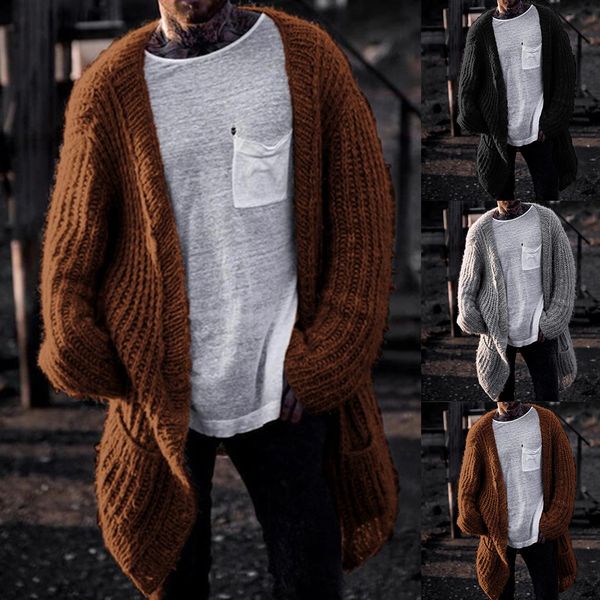 winter man thick sweaters cardigan coat men slim jumpers knit warm winter autumn midi sweatercoat men long solid sweater coat, White;black
winter man thick sweaters cardigan coat men slim jumpers knit warm winter autumn midi sweatercoat men long solid sweater coat, White;black