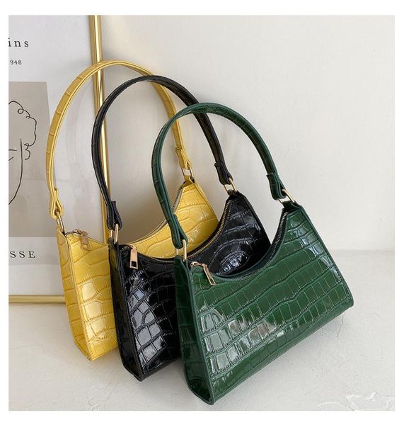 shoulder bags crocodile pattern pu leather female bag fashion ladies armpit vintage women purse handbags small clutch
shoulder bags crocodile pattern pu leather female bag fashion ladies armpit vintage women purse handbags small clutch