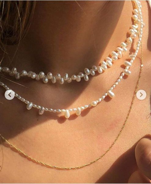 2020 fashion women choker pearl necklace natural freshwater pearl luxury party wedding jewelry for women statement necklace gift, Silver
2020 fashion women choker pearl necklace natural freshwater pearl luxury party wedding jewelry for women statement necklace gift, Silver